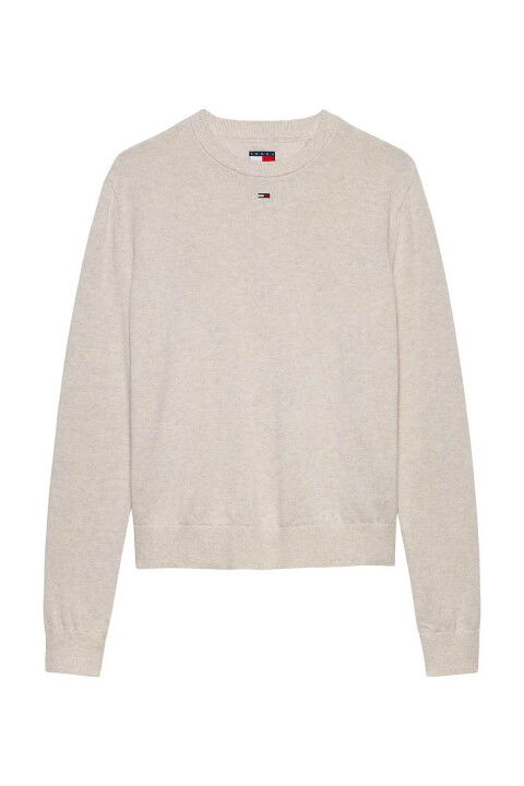 Kadın Essential Triko Kazak - Bej - Tommy Hilfiger