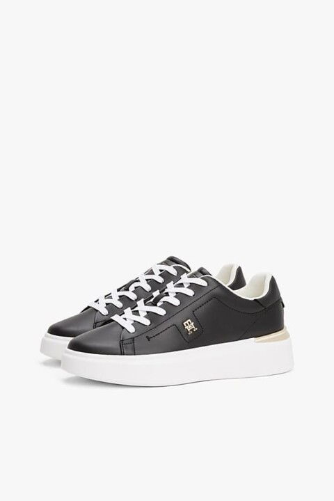 Kadın Fashion Court Sneaker - Siyah - Tommy Hilfiger