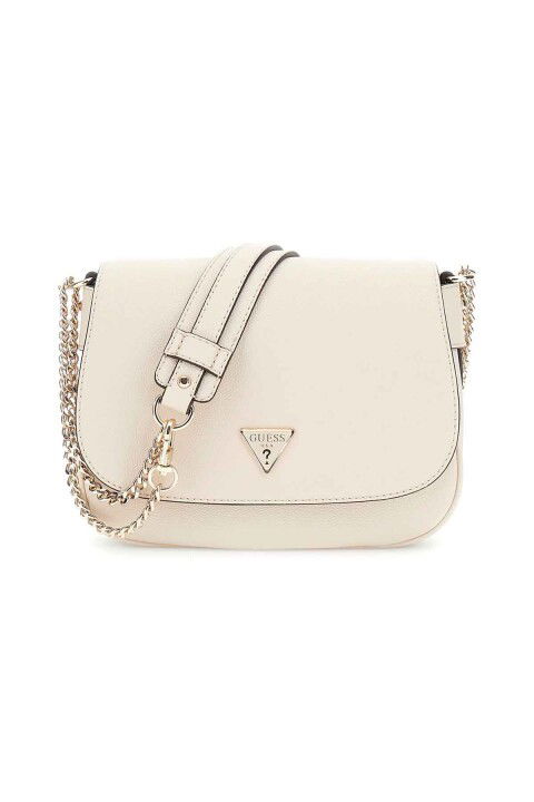 Kadın Fedora Flap Shoulder Bags Omuz Çantası - Krem - Guess