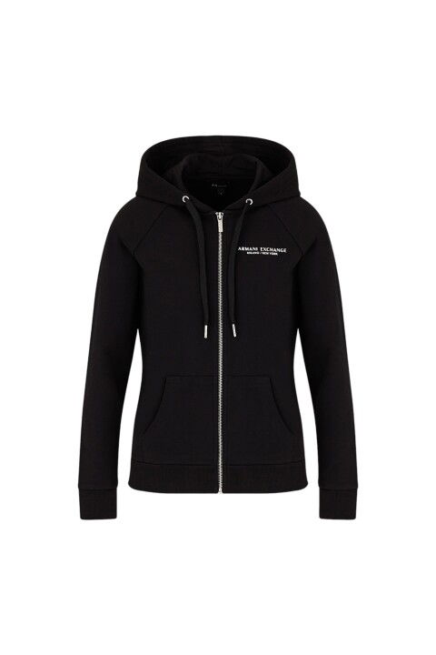 Kadın Fermuarlı Sweatshirt - Siyah - ARMANI EXCHANGE