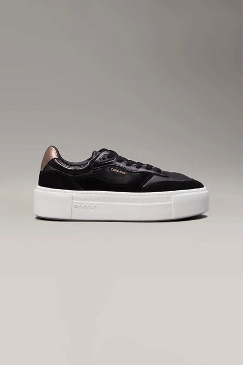 Kadın Ff Cupsole Lace Up Sneaker Ayakkabı - Siyah - Calvin Klein