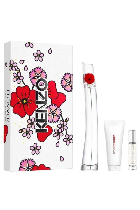 Kadın Flowerby Kenzo 100 Ml Edp + 10 Ml Edp + Body Milk 75 Ml - Kenzo