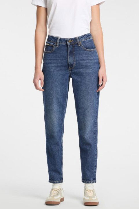 Kadın Gj G06 Mom Jeans Pantolon- Mavi - GUESS