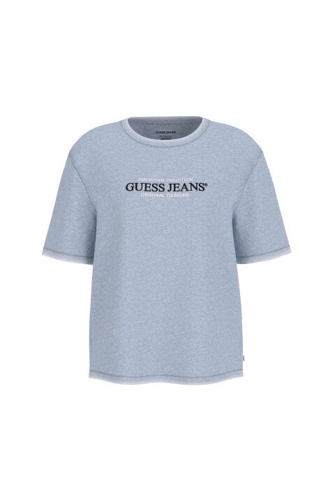 Kadın GJ SS CN OS American T-Shirt - Açık Mavi - Guess