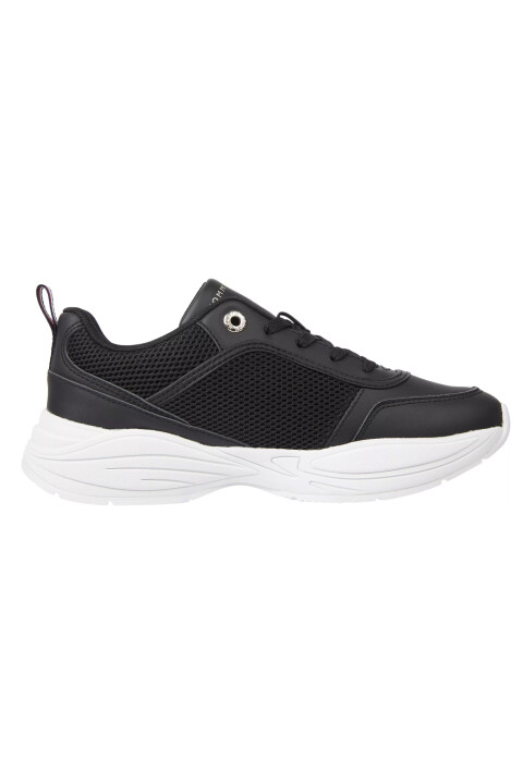 Kadın HILFIGER CHUNKY RUNNER Sneakers-Siyah - Tommy Hilfiger