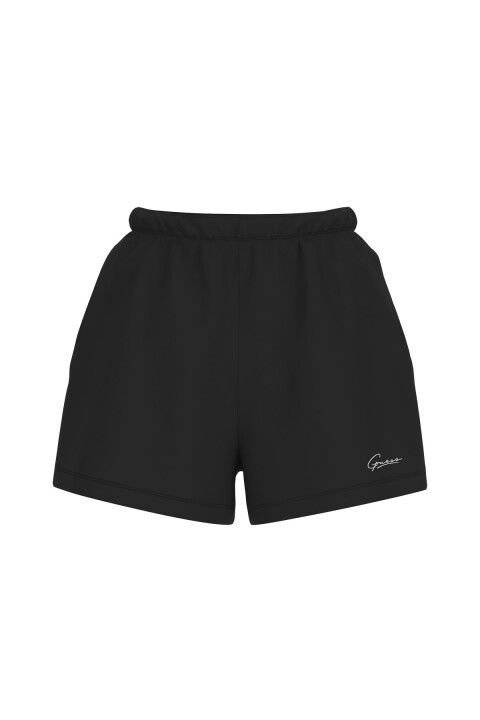 Kadın İris Jersey Kısa Şort - Siyah - Guess