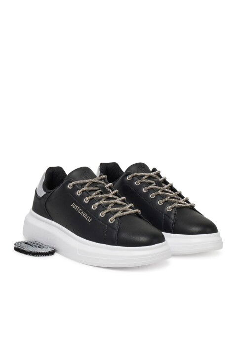 Kadın Jc Sneaker - Siyah/Gümüş - Just Cavalli