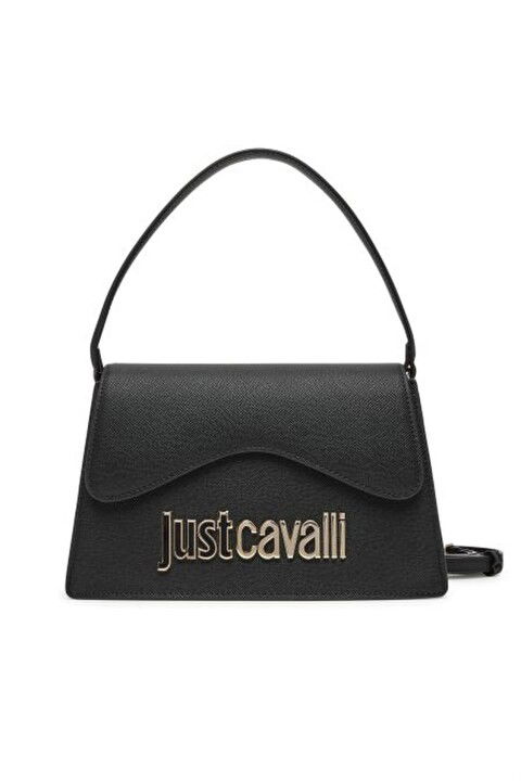 Kadın Jc Yazı Logo El Çantası - Siyah - Just Cavalli