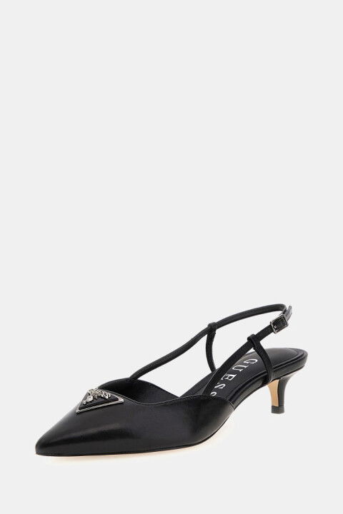 Kadın Jesson Hakiki Deri Slingback Ayakkabı - Siyah - Guess