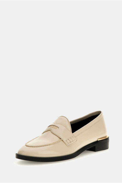 Kadın Kaıne Casual Makosen Loafer Ayakkabı - Krem - GUESS