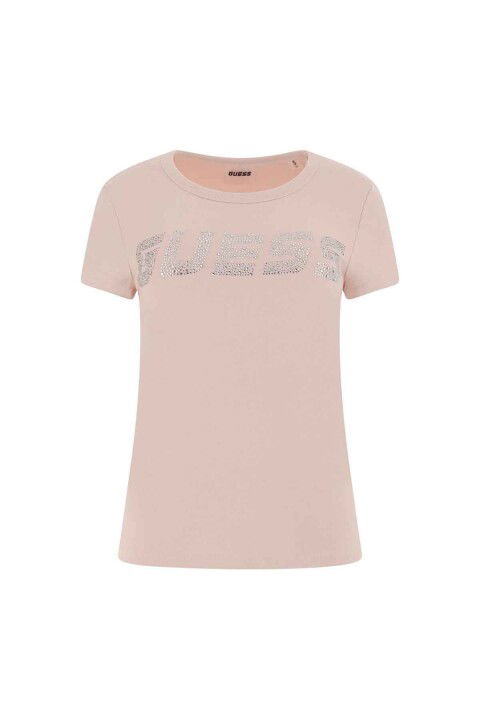 Kadın Kiara SS T-Shirt - Pembe - Guess