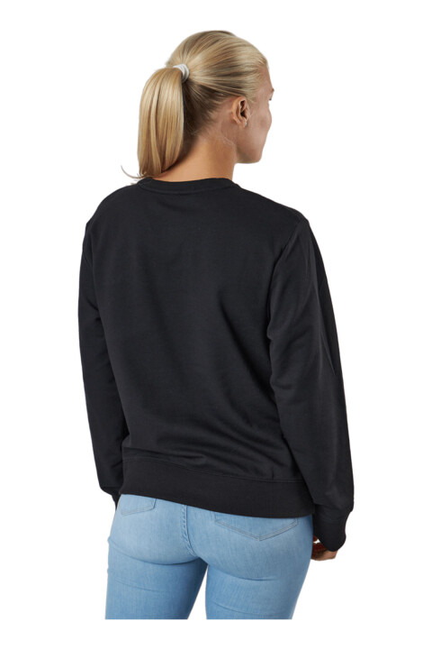 Kadın L/S Sweatshirt Lounge & Sleepwear - Siyah - 4