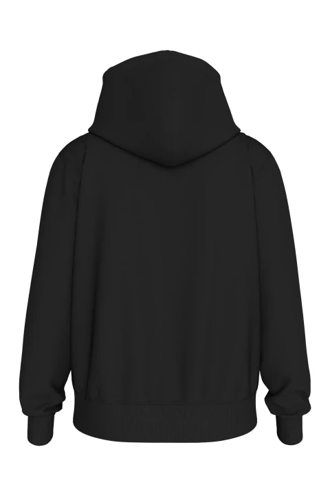 Kadın LOGO ELASTIC HOODIE Sweatshirts - Siyah - 2