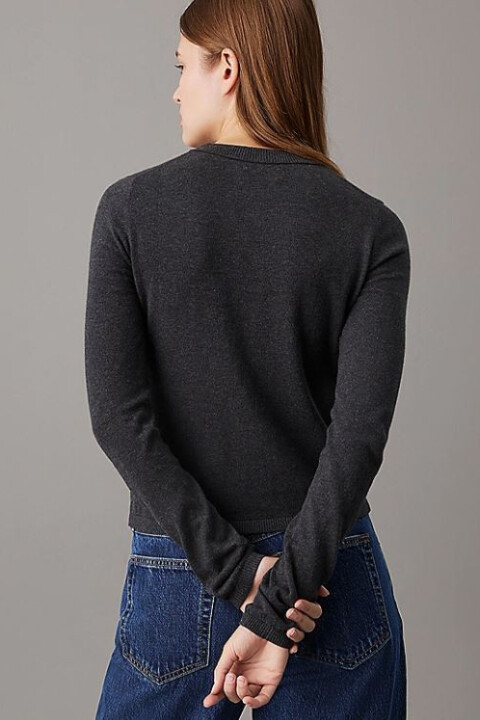 Kadın Logolu Sweatshirt - Siyah - 2