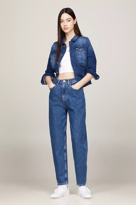 Kadın Mom Fit Jean Pantolon - Denim - Tommy Hilfiger