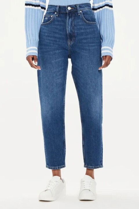 Kadın Mom Jean Pantolon - Mavi - Tommy Hilfiger