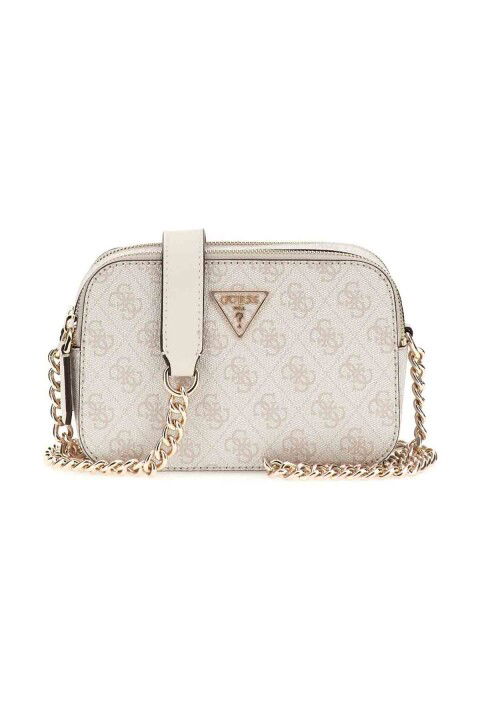 Kadın Noelle Crossbody Camera Bag Omuz Çantası - Krem - Guess