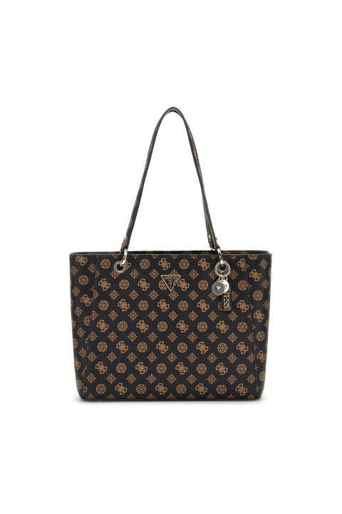 Kadın Noelle Tote Omuz Çantası - Koyu Kahve - Guess