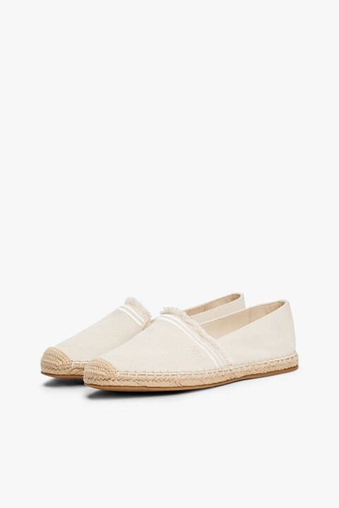 Kadın Püskül Detaylı Espadril - Krem - Tommy Hilfiger