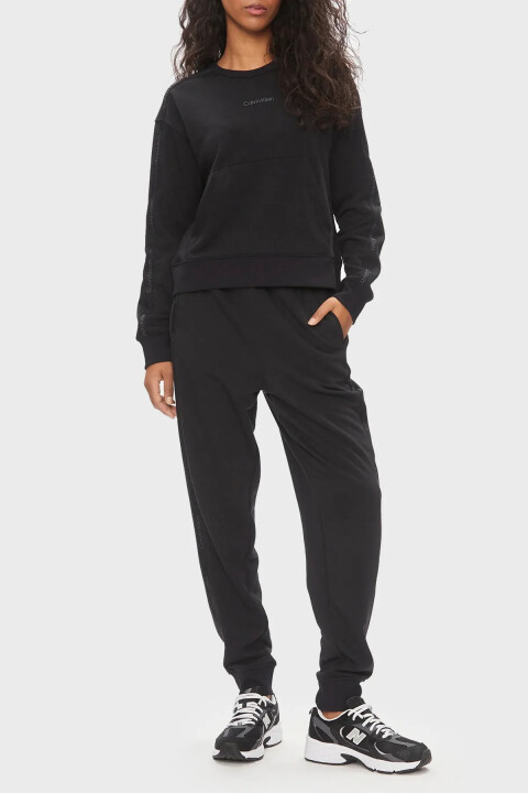 Kadın PW - Jogger Casual Pantolon - Siyah - CALVIN KLEIN