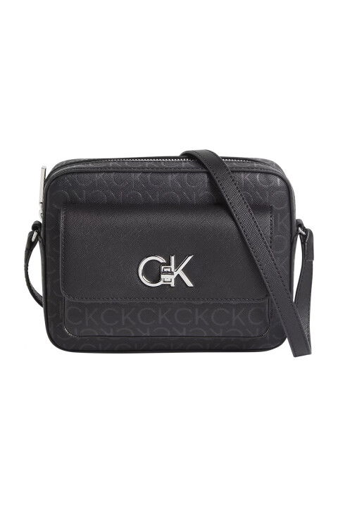 Kadın Re-Lock Camera Bag_Mono Çanta - Siyah - CALVIN KLEIN