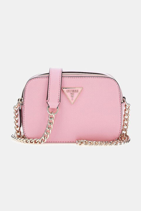 Kadın Saffiano Noelle Çapraz Askılı Çanta - Pembe - GUESS