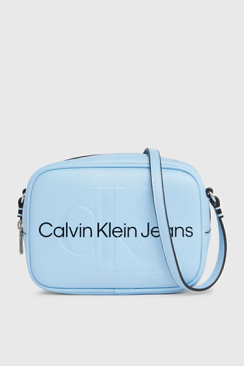 Kadın SCULPTED CAMERA BAG18 MONO Omuz Çanta - Mavi - CALVIN KLEIN