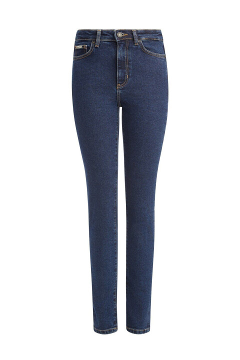 Kadın Skinny Fit Jean - Mavi - 7