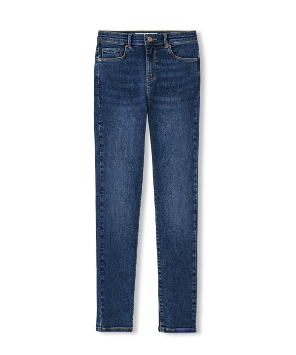 Kadın Skinny Fit Jean Pantolon-İndigo - 5