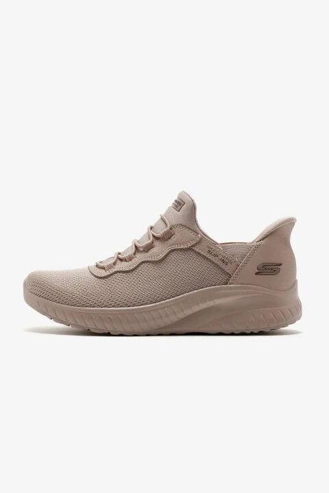 Kadın Slip-İns Bobs Squad Chaos Sneaker - Bej - SKECHERS