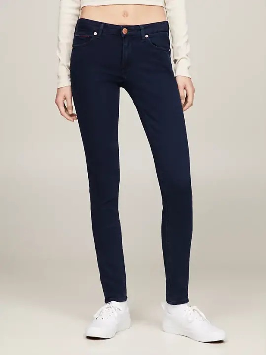 Kadın SOPHIE Düşük Bel Skinny Fit Jean Pantolon - Denim - 1