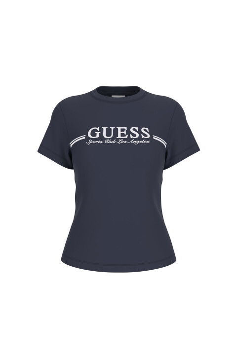 Kadın SS Kısa Kollu T-Shirt - Lacivert - Guess