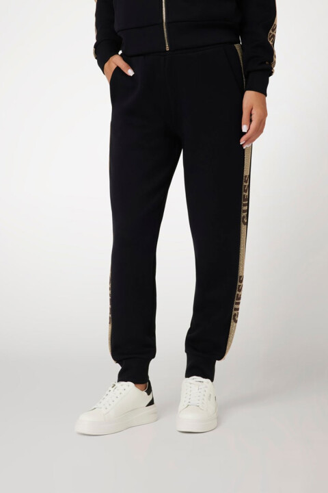 Kadın STUDS Logo Scuba Jogger Pantolon - Siyah - GUESS