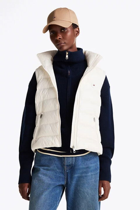 Kadın Su İtici Şişme Yelek - Krem - Tommy Hilfiger