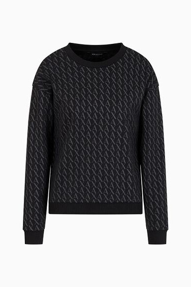 Kadın Sweatshirt - Siyah - ARMANI EXCHANGE