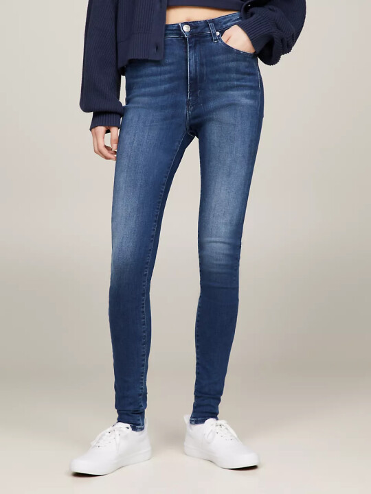 Kadın Sylvia Hr Super Skny Jean Pantolon - Denim - Tommy Hilfiger