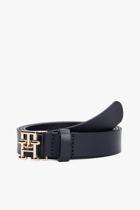 Kadın Th Logo 2.5 Kemer - Lacivert - Tommy Hilfiger