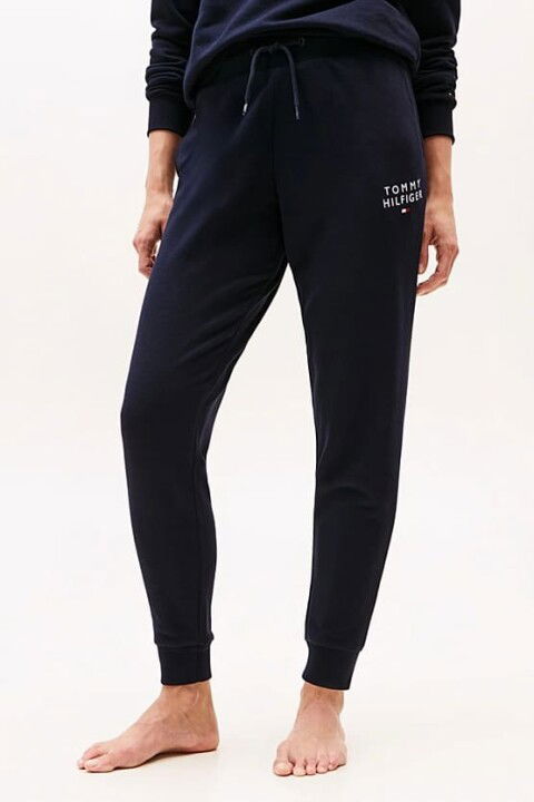 Kadın Th Manşetli Lounge Jogger Eşofman Altı - Lacivert - Tommy Hilfiger