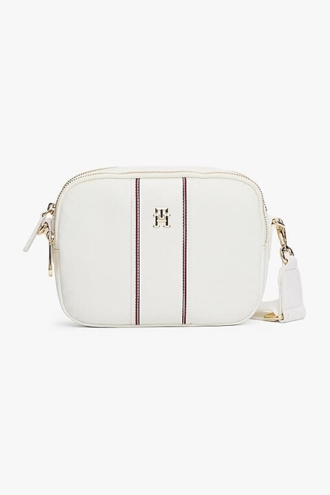 Kadın Th Poppy Kamera Omuz Çantası - Ekru - Tommy Hilfiger