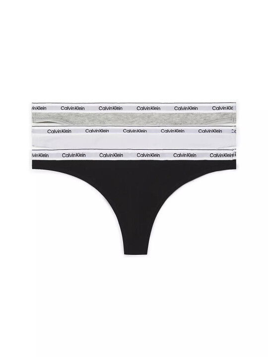 Kadın Thong 3 Renkli Külot Set - CALVIN KLEIN