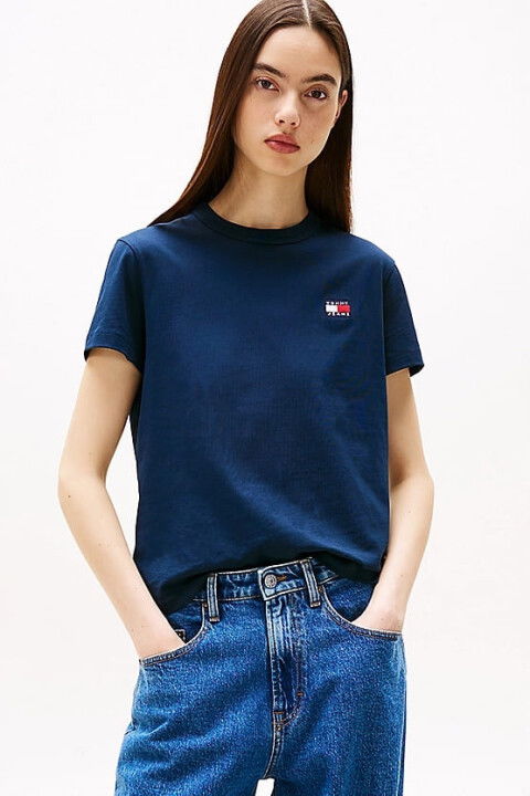 Kadın Tjw Badge T-Shirt - Lacivert - Tommy Hilfiger