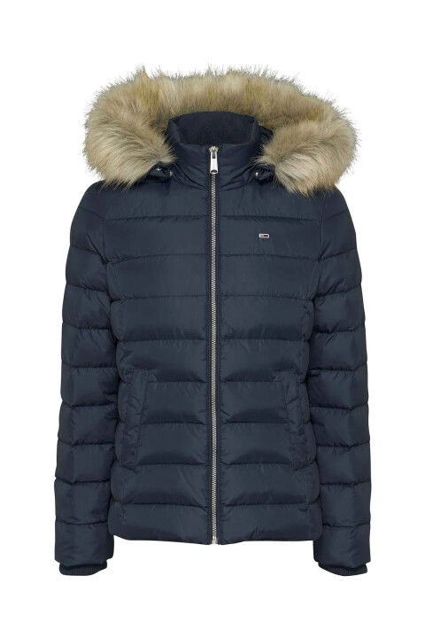 Kadın Tjw Basic Kapüşonlu Şişme Mont - Lacivert - Tommy Hilfiger