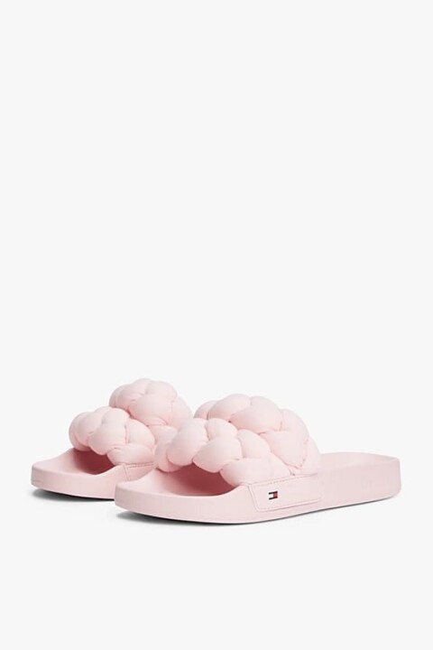 Kadın Tjw Braided Terlik - Pembe - Tommy Hilfiger