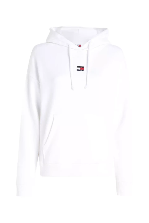 Kadın TJW BXY BADGE HOODIE Sweatshirt-Beyaz - 5