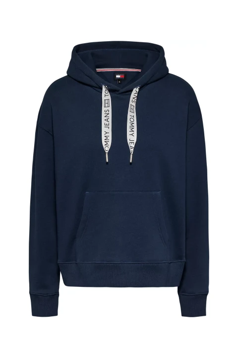 Kadın TJW BXY LOGO DRAWCORD HOODIE EXT Sweatshirt-Lacivert - 1