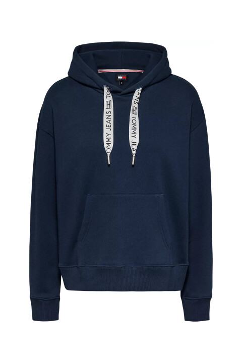 Kadın TJW BXY LOGO DRAWCORD HOODIE EXT Sweatshirt-Lacivert - Tommy Hilfiger