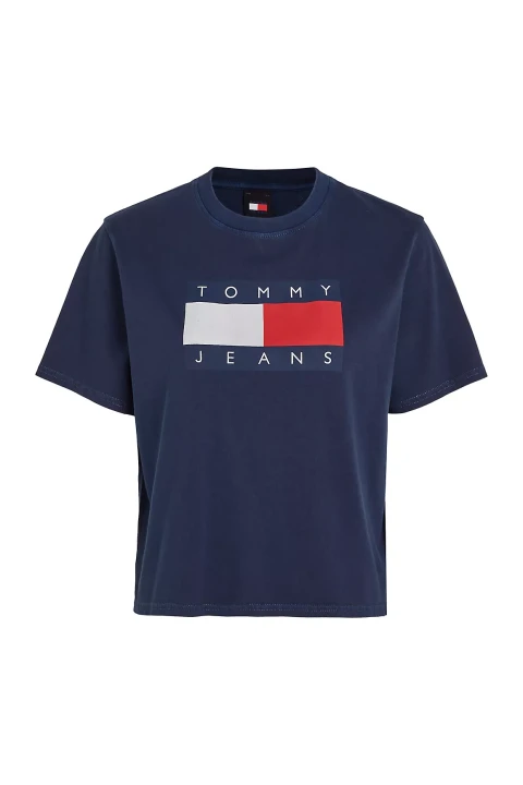 Kadın TJW BXY TOMMY FLAG TEE EXT T-Shirt - 1