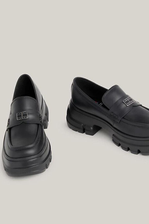 Kadın TJW CHUNKY LOAFER Ayakkabı-Siyah - 5