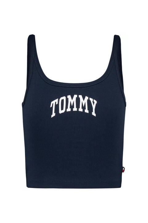 Kadın TJW CRP VARSITY 1 TANK T-Shirt-Lacivert - Tommy Hilfiger