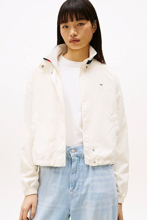 Kadın Tjw Essential Bomber Ceket - Kırık Beyaz - Tommy Hilfiger